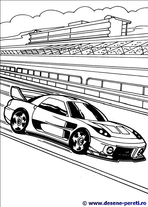 hot wheels desene colorat